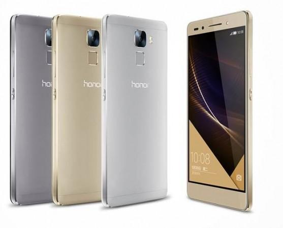 Metal-Clad Huawei Honor 7 with Fingerprint Sensor, Kirin Octa-Core SoC Launched in China Metal-Clad Huawei Honor 7 with Finger-print Sensor, Kirin Octa-Core SoC Launched in China; Price, Specifications