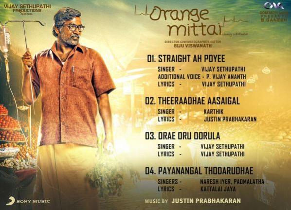 Tracklist of Orange Mittai