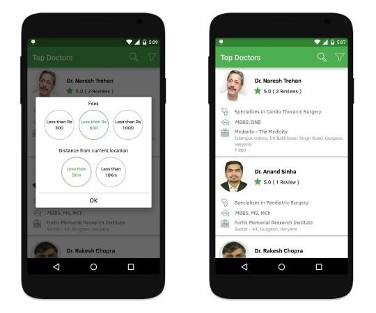 Doctors by 1mg, Free to Download Android, iOS and Windows Mobile app to Find a Doctor in Delhi NCR
