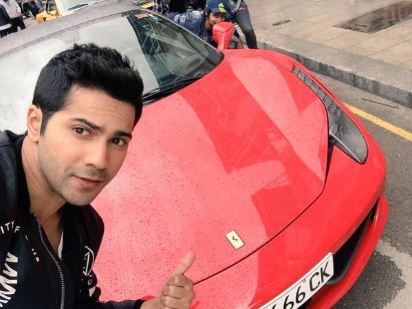 Varun Dhawan Varun Dhawan in Fun Mode On Sets of 'Dilwale' in Bulgaria