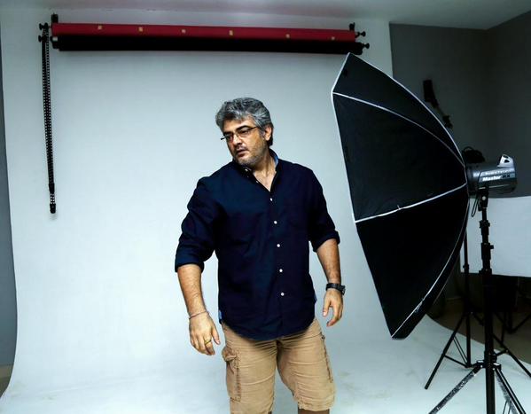 A Behind the Scene Photo of Ajith