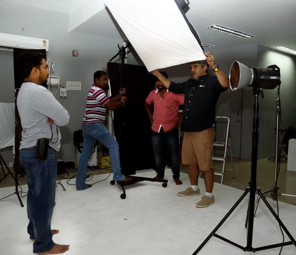 A Behind the Scene Photo of Ajith