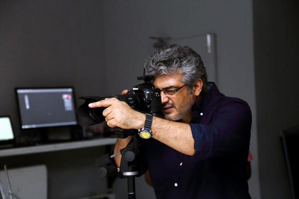 A Behind the Scene Photo of Ajith