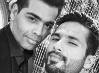 Karan Johar and Shahid Kapoor