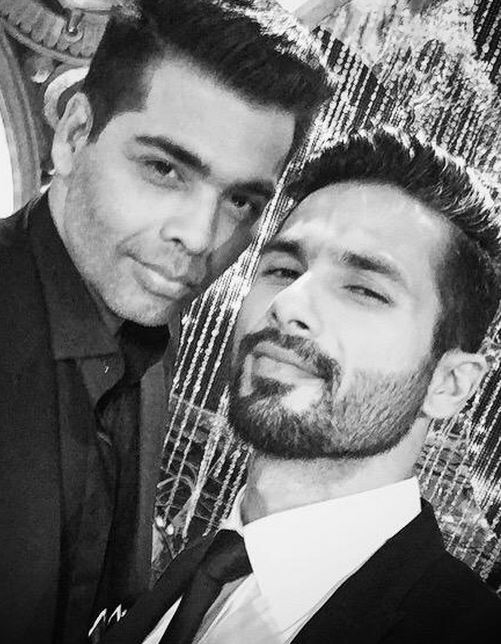 Karan Johar and Shahid Kapoor