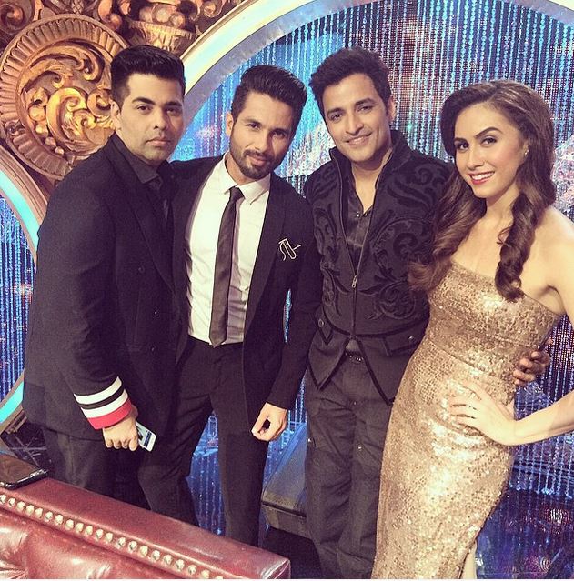 Shahid Kapoor, karan Johar, Ganesh Hegde and Lauren Gottlieb