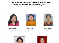Civil Services Exam 2014 Toppers
