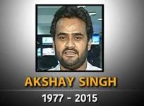 TV journalist Akshay Singh