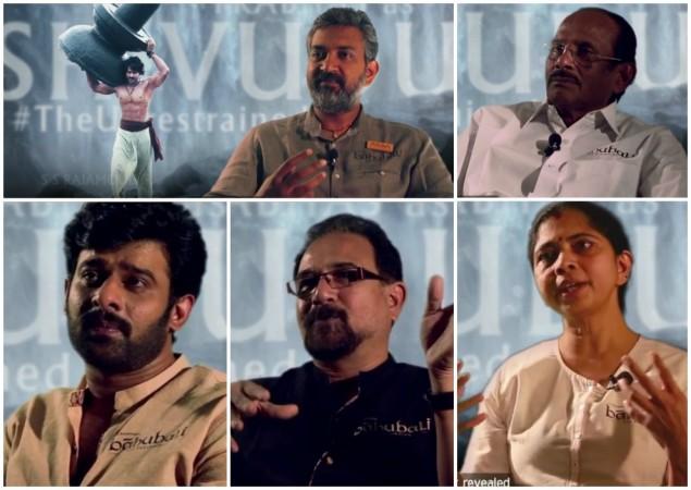 Baahubali Team - SS Rajamouli, V Vijayendra Prasad, Prabhas, Baahubali, Sabu Cyril, Rama Rajamouli Baahubali Team - SS Rajamouli, V Vijayendra Prasad, Prabhas, Baahubali, Sabu Cyril, Rama Rajamouli