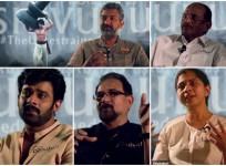 Baahubali Team - SS Rajamouli, V Vijayendra Prasad, Prabhas, Baahubali, Sabu Cyril, Rama Rajamouli