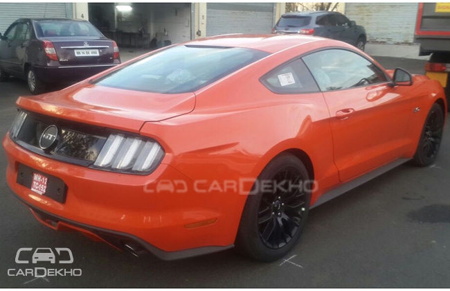Photos Of Ford Mustang GT Premium Fastback Spied Testing in India Photos Of Ford Mustang GT Premium Fastback Spied Testing in India