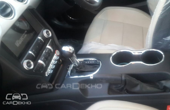 Photos Of Ford Mustang GT Premium Fastback Spied Testing in India (Interior) Photos Of Ford Mustang GT Premium Fastback Spied Testing in India