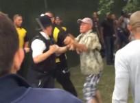 wireless-festival-2015-watch-moment-police-officer-single-handedly-stops-large-crowd-from-gatecrashing-festival