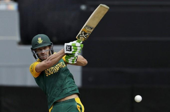 Faf Du Plessis was awarded the man of the series. Faf Du Plessis