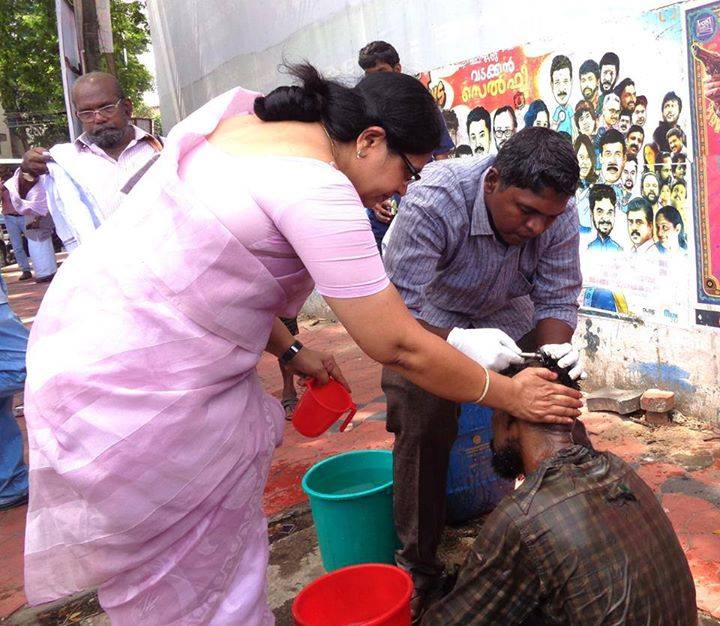 Bhagyalakshmi rescues mentally challenged person