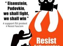 FTII protest
