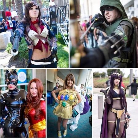 Cosplayers at SDCC 2015