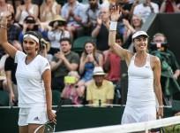 Sania Mirza Martina Hingis Wimbledon 2015