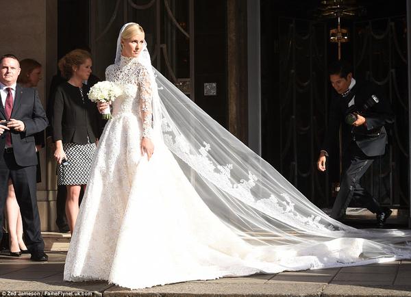 Nicky Hilton on her wedding day