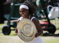 Serena Williams Wimbledon 2015 Trophy