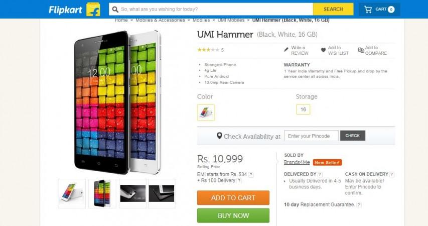 UMI Hammer on Flipkart UMI Hammer on Flipkart