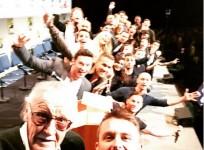 Hugh Jackman, Ryan Reynolds, Channing Tatum and other 'X-Men', 'Deadpool', 'Wolverine' cast members along with Stan Lee makes for an epic selfie
