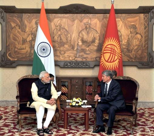 Narendra Modi in Kyrgyzstan