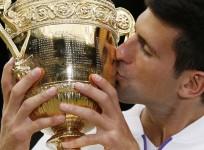 Novak Djokovic Wimbledon 2015 Trophy