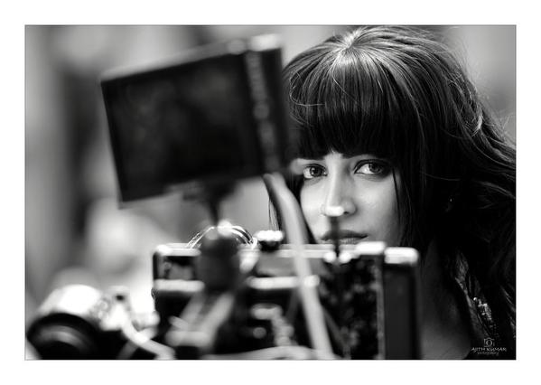 A Picture of Shruti Haasan Clicked by Ajith