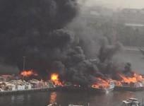Fire at Dubai Creek