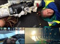 13 environmental activists of Plane Stupid broke into the Heathrow airport runaway after cutting through the fence on Monday.
