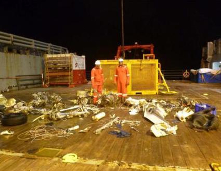 A large part of the wreckage of an Indian Coast Guard aircraft that went missing last month has been recovered from the Bay of Bengal Dornier Aircraft Debris