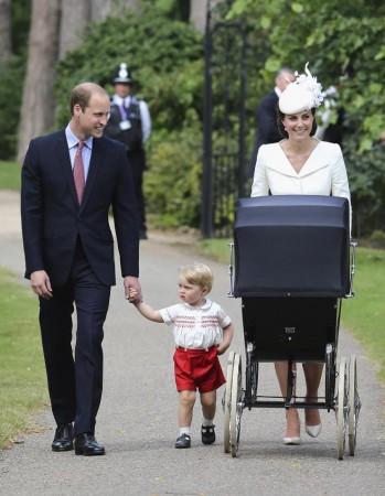 Prince William and Kate Middleton with George and Charlotte