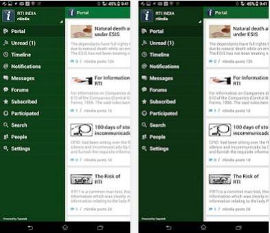 RTI India android app RTI India