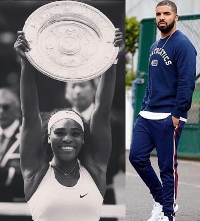 Drake and Serena Williams