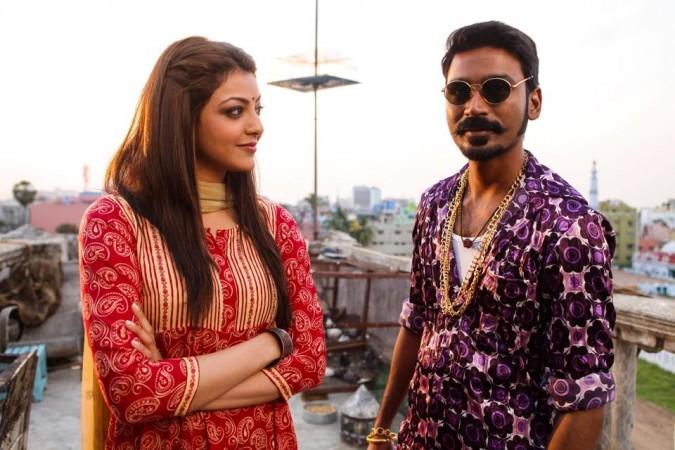 Dhanush and Kajal Aggarwal in Maari