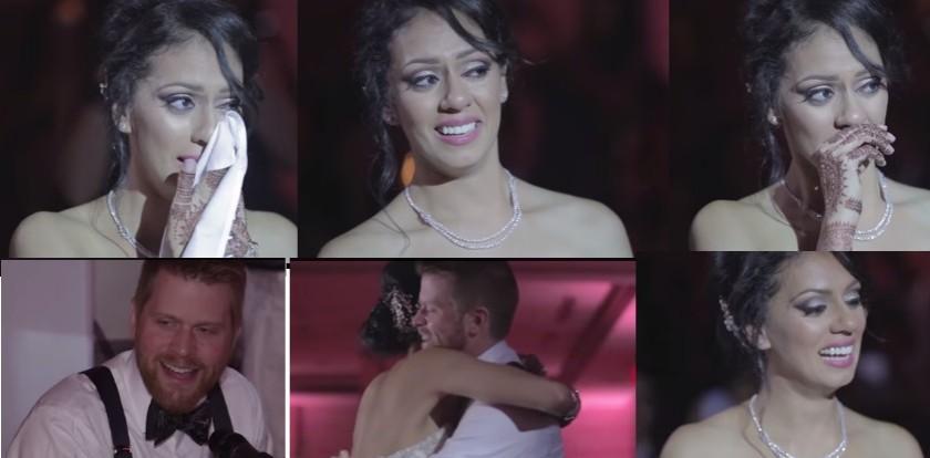 Canadian Groom Surprises Indian Bride by Singing Hindi Song Canadian Groom Surprises Indian Bride by Singing Hindi Song