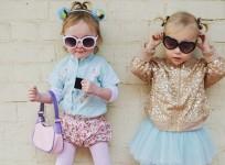 Twins Delphia and Cheska.