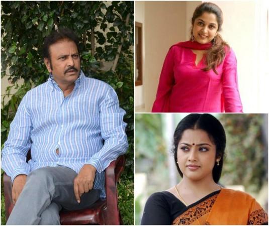 Mohan Babu, Ramya Krishnan and Meena Mohan Babu, Ramya Krishnan and Meena