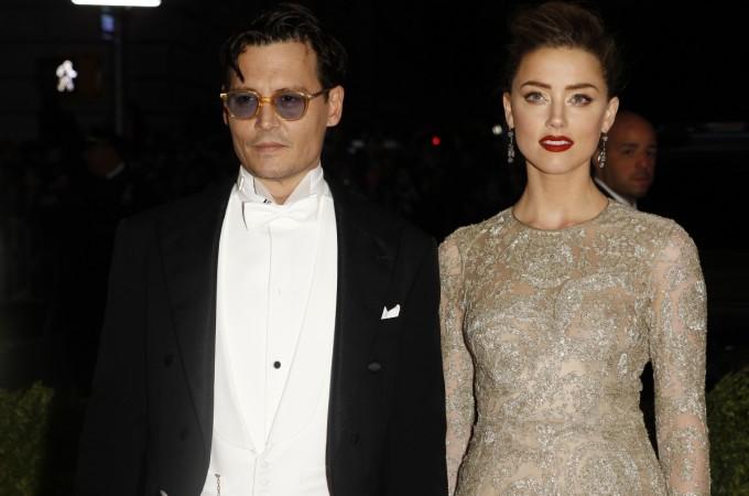 Johnny Depp and AMber Heard