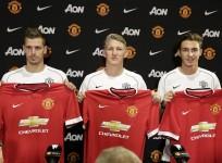 Morgan Schneiderlin Bastian Schweinsteiger Matteo Darmian Manchester United