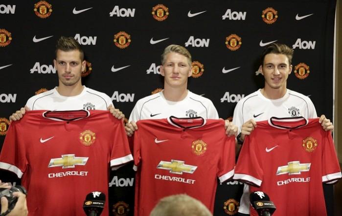 New signings Morgan Schneiderlin, Bastian Schweinsteiger and Matteo Darmian will be keen to make an immediate impression for Manchester United Morgan Schneiderlin Bastian Schweinsteiger Matteo Darmian Manchester United