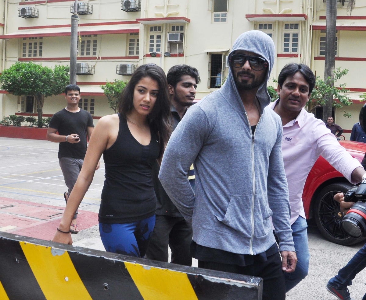 Shahid Kapoor, Mira Rajput Spotted Outside Gym