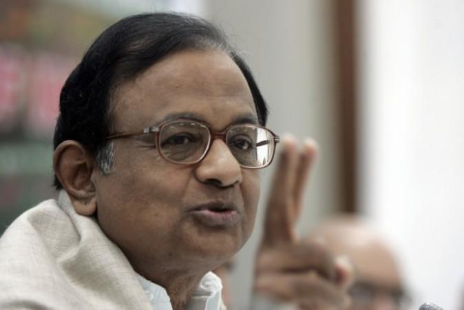 India's Home Minister Palaniappan Chidambaram