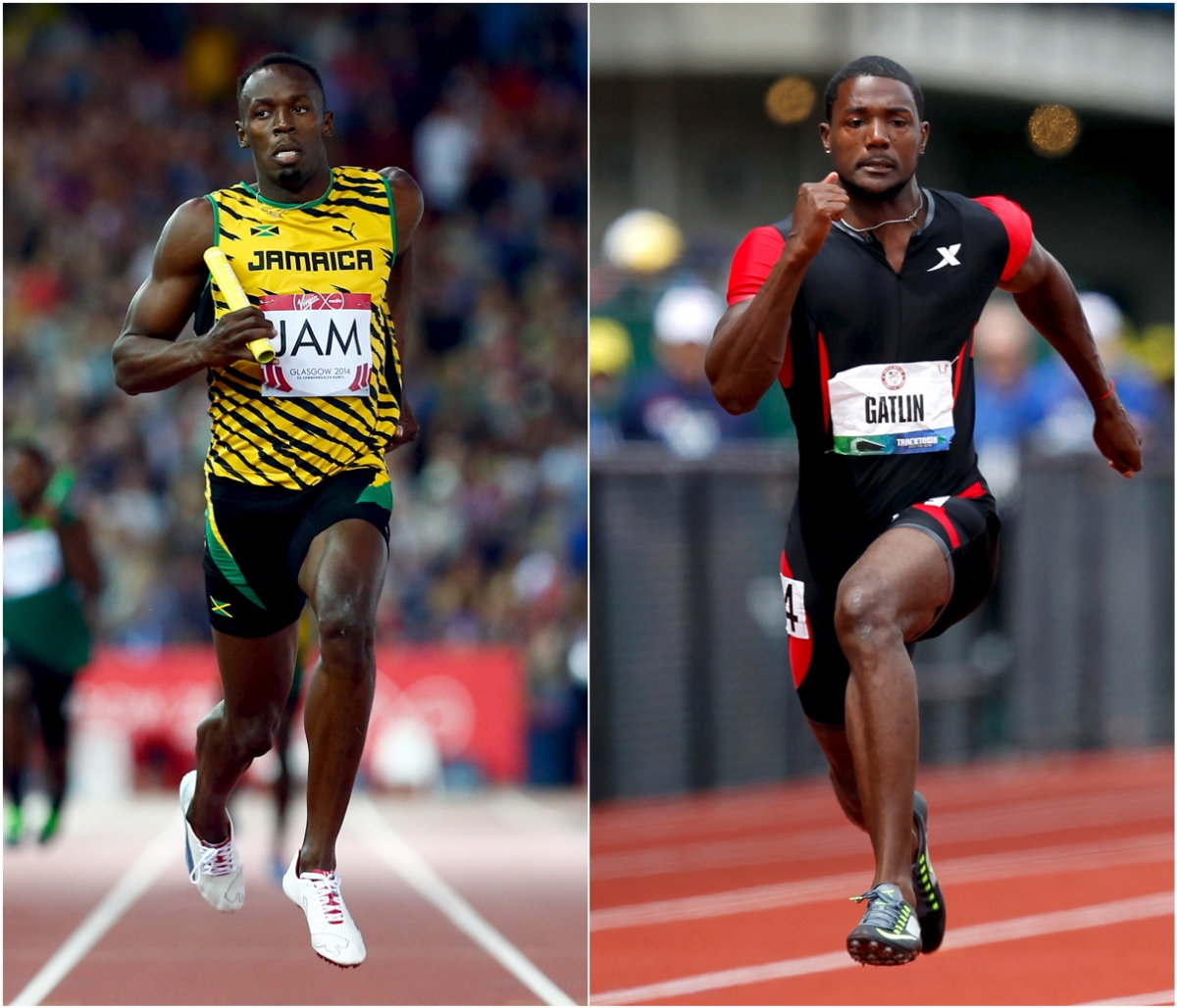 IAAF 2015 World Championships: Usain Bolt vs Justin Gatlin 100m Sprint ...