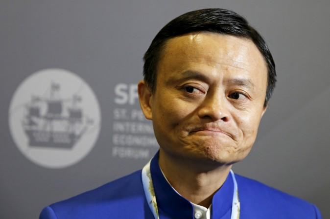 Alibaba Group's executive chairman Jack Ma looks on ahead of a working dinner with Russia's President Vladimir Putin and heads of the largest foreign companies and business associations at the St. Petersburg International Economic Forum 2015 (SPIEF 2015) in St Petersburg, Russia, June 19, 2015. Jack Ma
