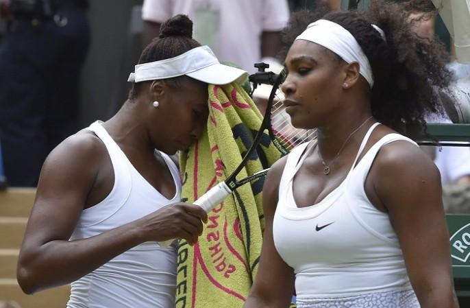 Venus and Serena Williams do battle again in a Grand Slam Serena Williams Venus Williams Wimbledon 2015 Fourth Round