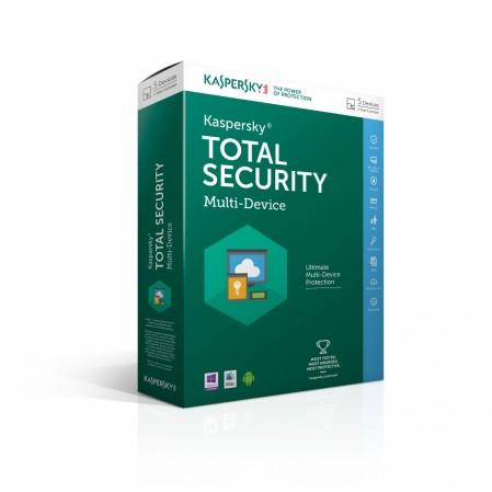 Kaspersky Total Security Multi device is a cross-platform security suite that supports up to five Android, iOS and Windows devices Kaspersky Total Security Multi device is a cross platform security suite supports up to 5 Android, iOS and Windows devices