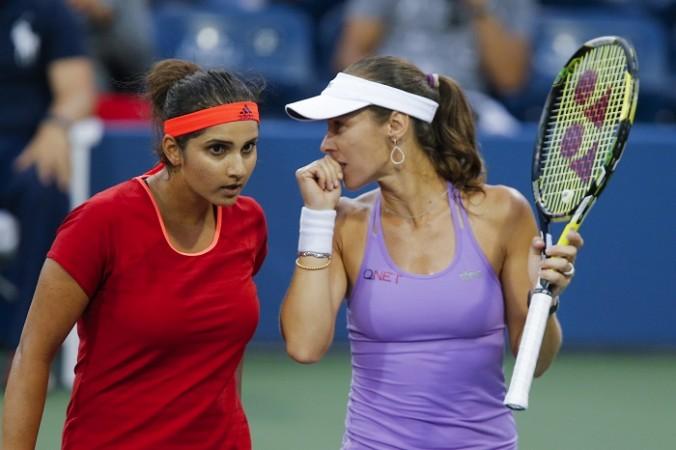 Sania Mirza Martina Hingis US Open 2015