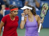 Sania Mirza Martina Hingis US Open 2015